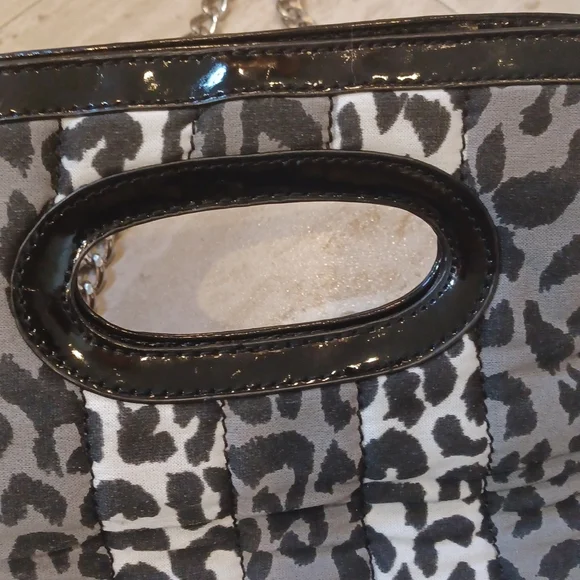 Unique Betsey Johnson Betseyville Quilted Foldover Clutch/Shoulder Bag - Picture 5 of 11